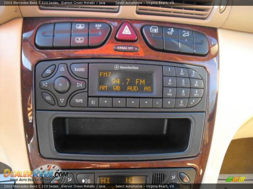 2003 Mercedes-Benz C 320 Sedan Everest Green Metallic / Java Photo #16