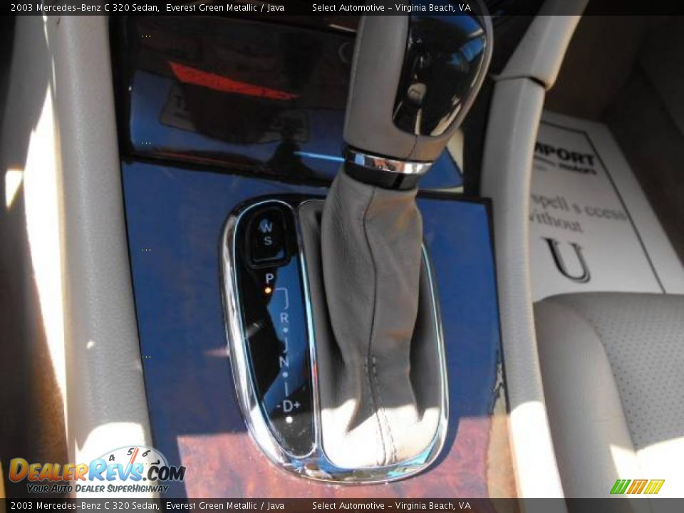 2003 Mercedes-Benz C 320 Sedan Everest Green Metallic / Java Photo #18