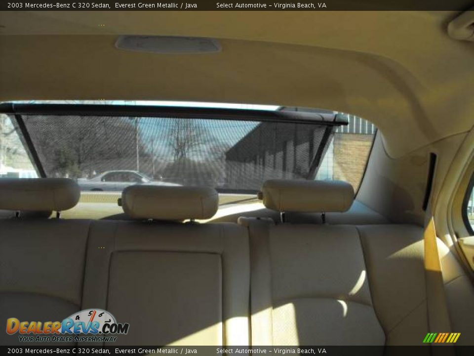 2003 Mercedes-Benz C 320 Sedan Everest Green Metallic / Java Photo #19