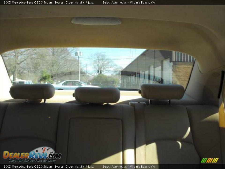 2003 Mercedes-Benz C 320 Sedan Everest Green Metallic / Java Photo #20