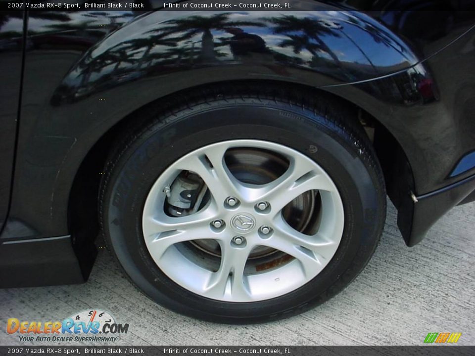 2007 Mazda RX-8 Sport Brilliant Black / Black Photo #13