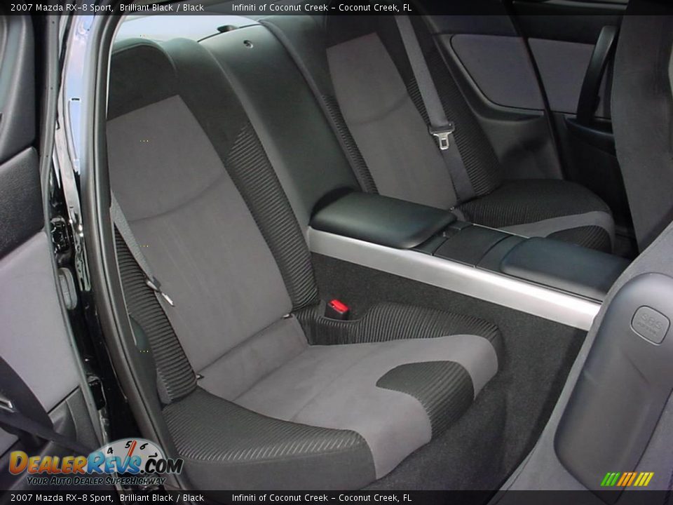 2007 Mazda RX-8 Sport Brilliant Black / Black Photo #19