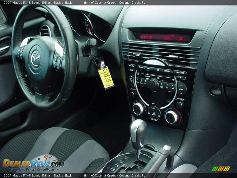 2007 Mazda RX-8 Sport Brilliant Black / Black Photo #20