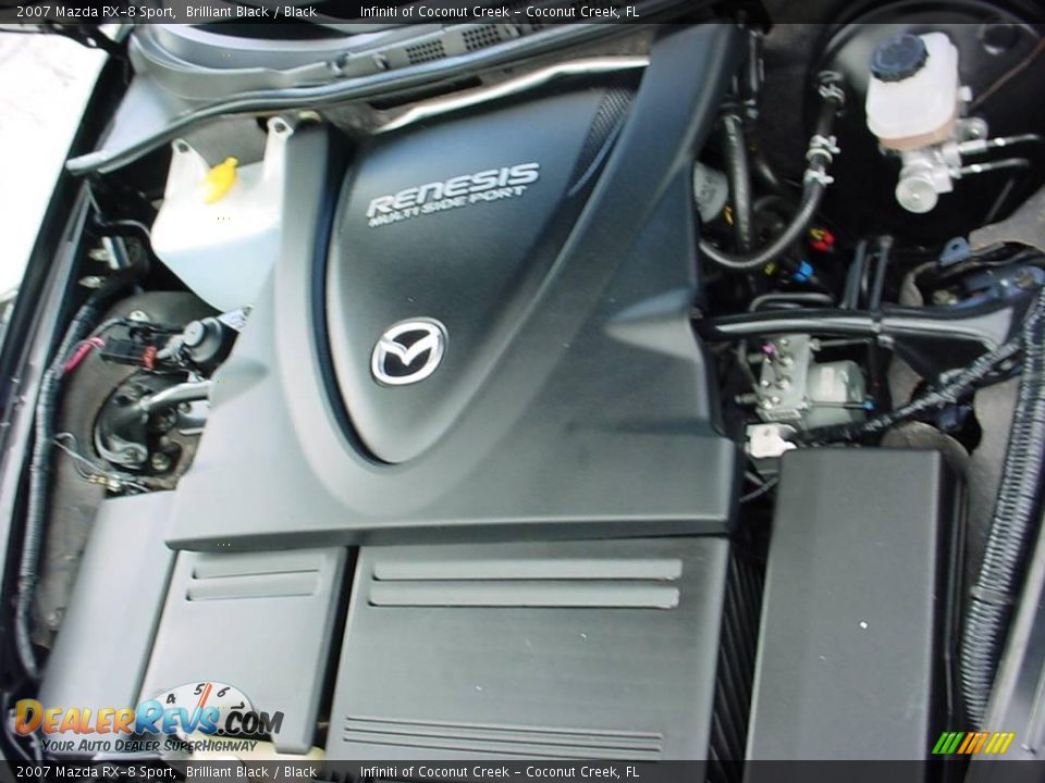 2007 Mazda RX-8 Sport Brilliant Black / Black Photo #23