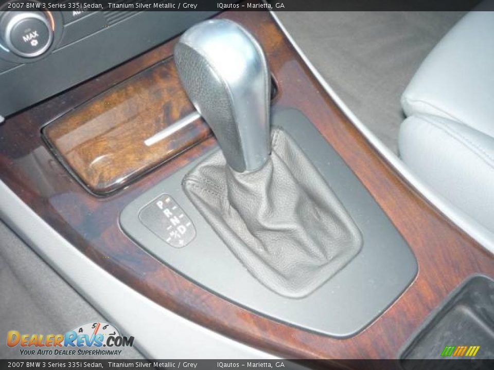 2007 BMW 3 Series 335i Sedan Titanium Silver Metallic / Grey Photo #23