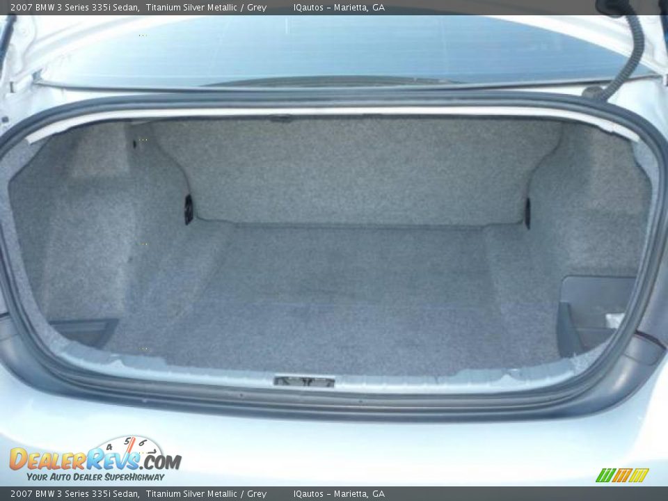 2007 BMW 3 Series 335i Sedan Titanium Silver Metallic / Grey Photo #28