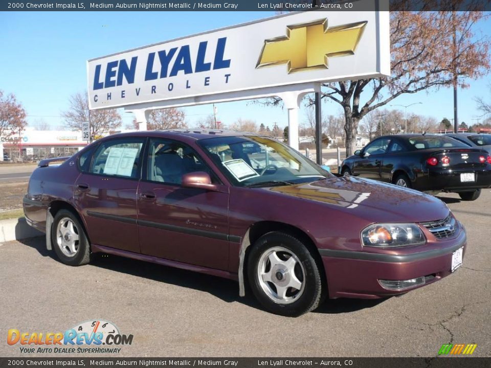 2000 Chevrolet Impala LS Medium Auburn Nightmist Metallic / Medium Gray Photo #1