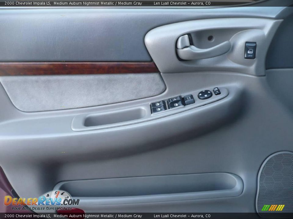 2000 Chevrolet Impala LS Medium Auburn Nightmist Metallic / Medium Gray Photo #7