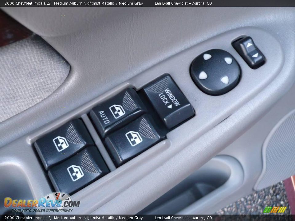 2000 Chevrolet Impala LS Medium Auburn Nightmist Metallic / Medium Gray Photo #8
