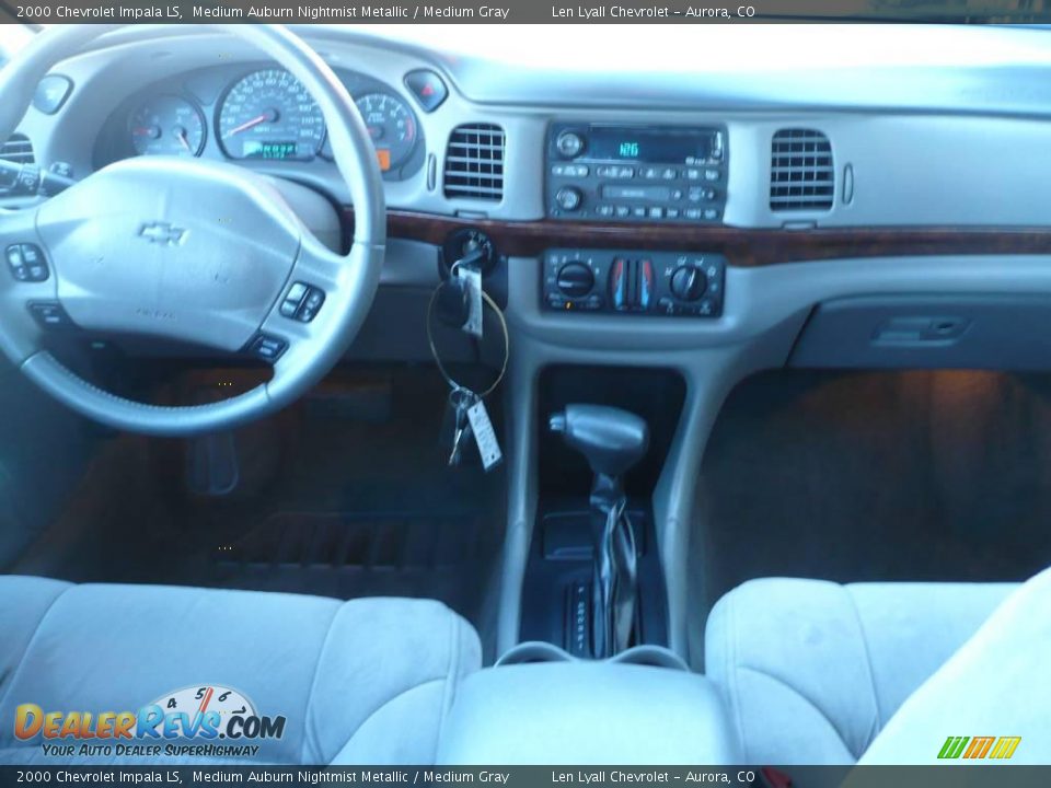 2000 Chevrolet Impala LS Medium Auburn Nightmist Metallic / Medium Gray Photo #14