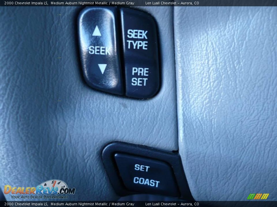 2000 Chevrolet Impala LS Medium Auburn Nightmist Metallic / Medium Gray Photo #23