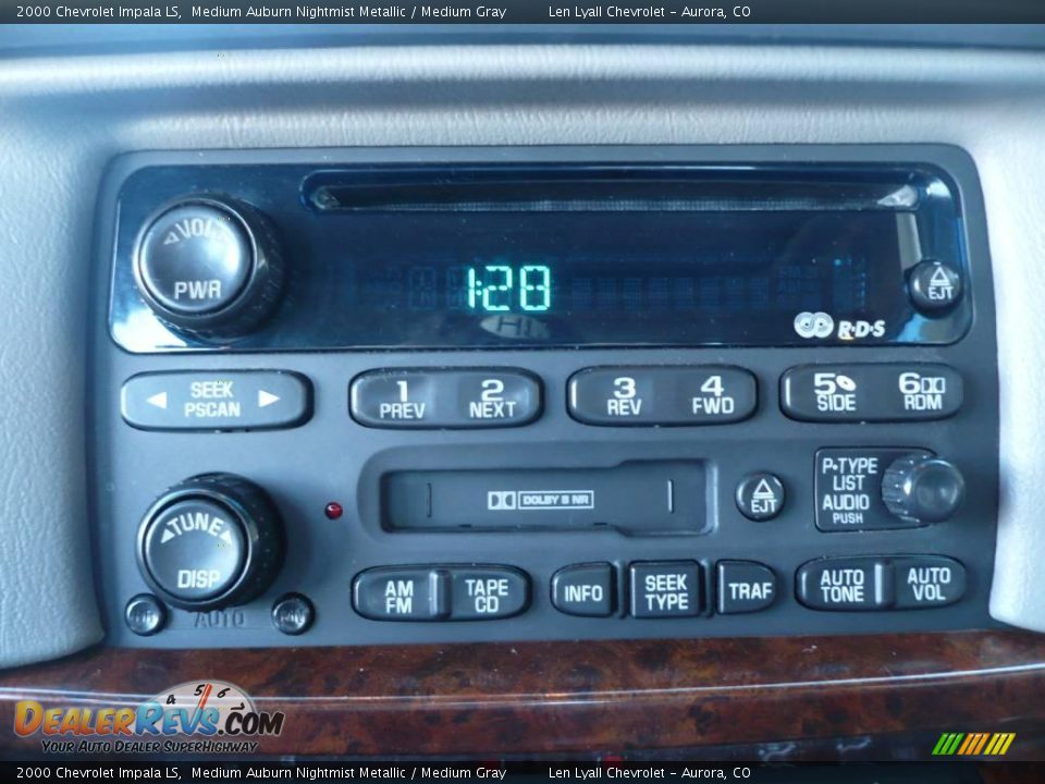 2000 Chevrolet Impala LS Medium Auburn Nightmist Metallic / Medium Gray Photo #25