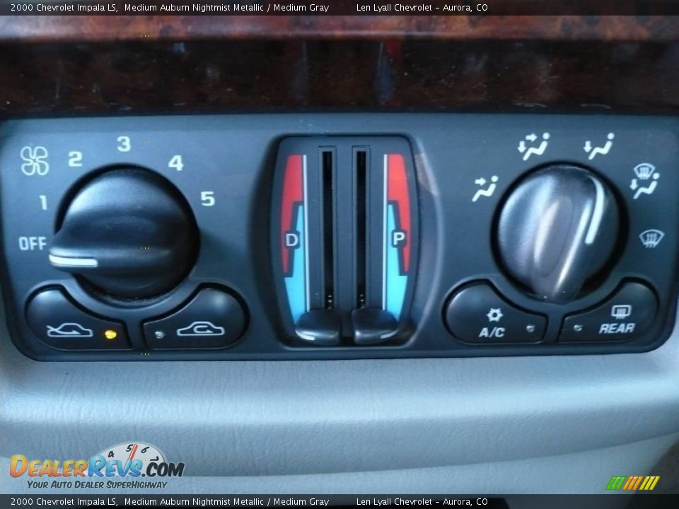2000 Chevrolet Impala LS Medium Auburn Nightmist Metallic / Medium Gray Photo #26