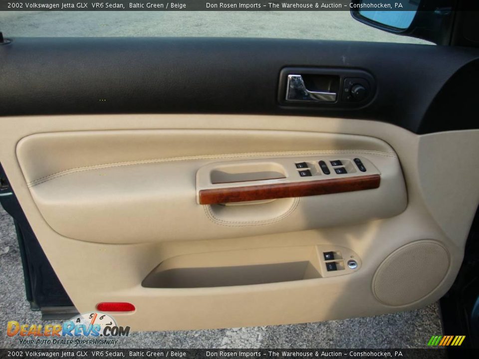 2002 Volkswagen Jetta GLX  VR6 Sedan Baltic Green / Beige Photo #11