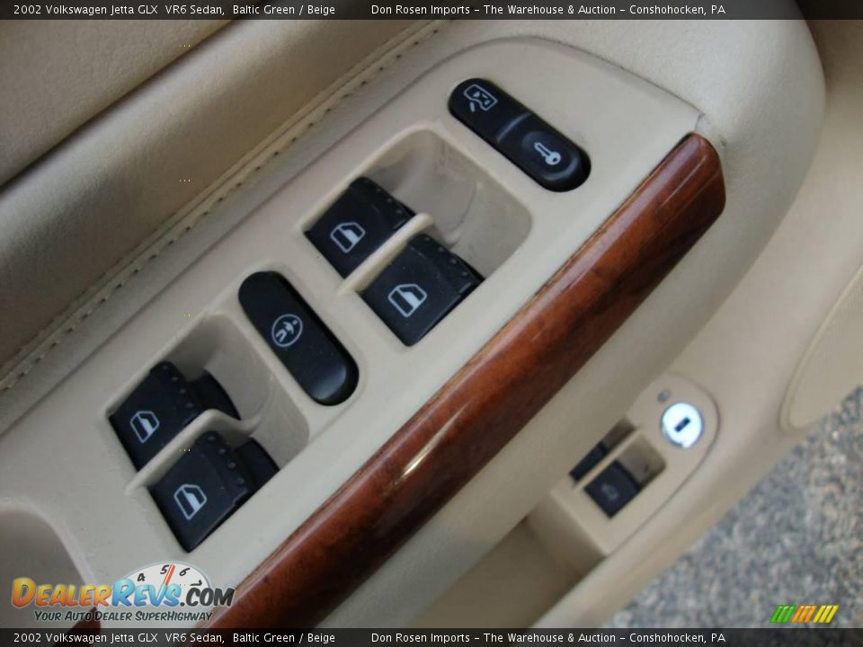 2002 Volkswagen Jetta GLX  VR6 Sedan Baltic Green / Beige Photo #12