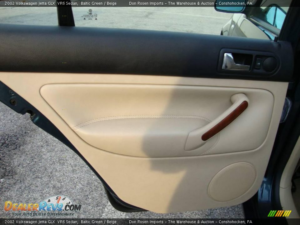 2002 Volkswagen Jetta GLX  VR6 Sedan Baltic Green / Beige Photo #19