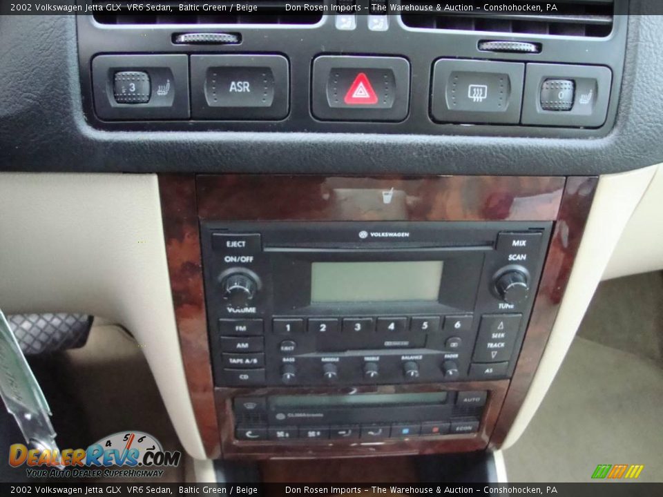 2002 Volkswagen Jetta GLX  VR6 Sedan Baltic Green / Beige Photo #23