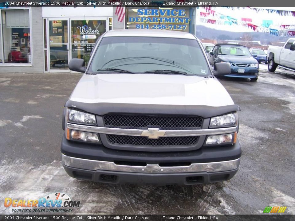 2004 Chevrolet Silverado 1500 Regular Cab Silver Birch Metallic / Dark Charcoal Photo #8