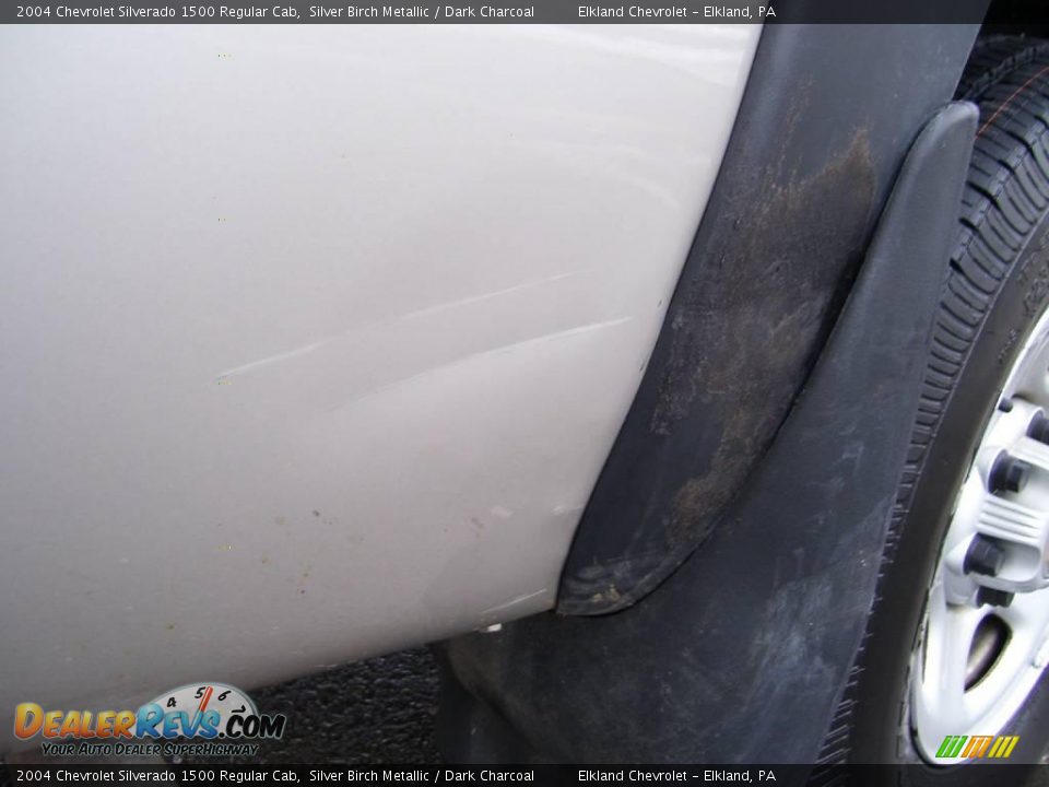 2004 Chevrolet Silverado 1500 Regular Cab Silver Birch Metallic / Dark Charcoal Photo #10