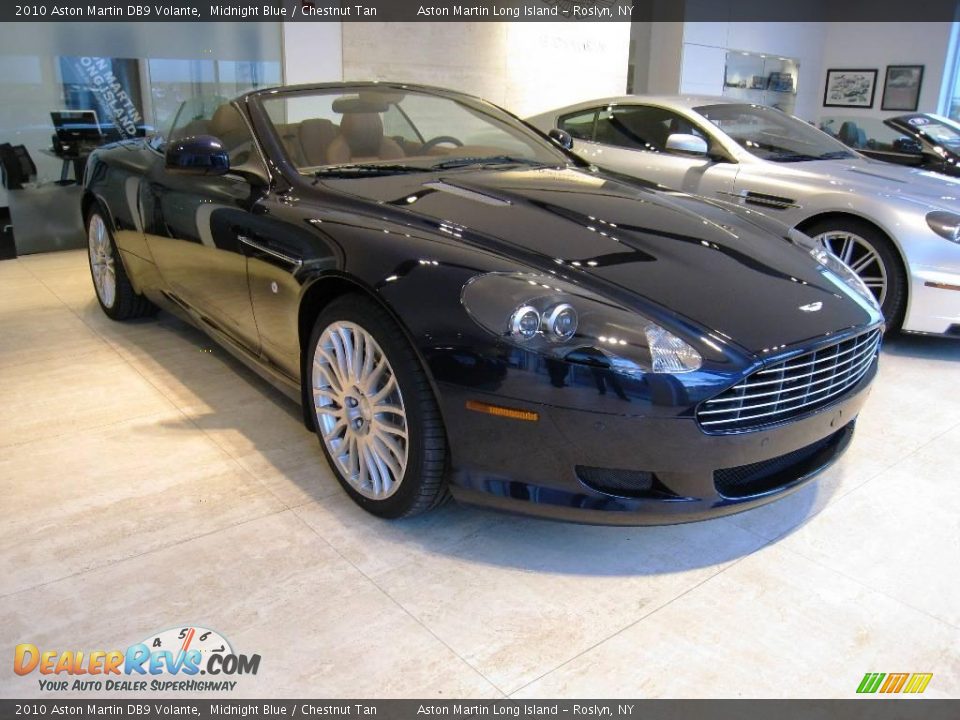 2010 Aston Martin DB9 Volante Midnight Blue / Chestnut Tan Photo #1