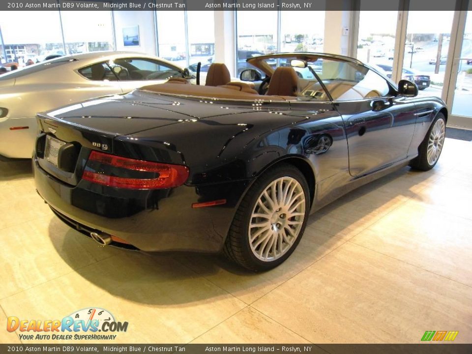 2010 Aston Martin DB9 Volante Midnight Blue / Chestnut Tan Photo #5