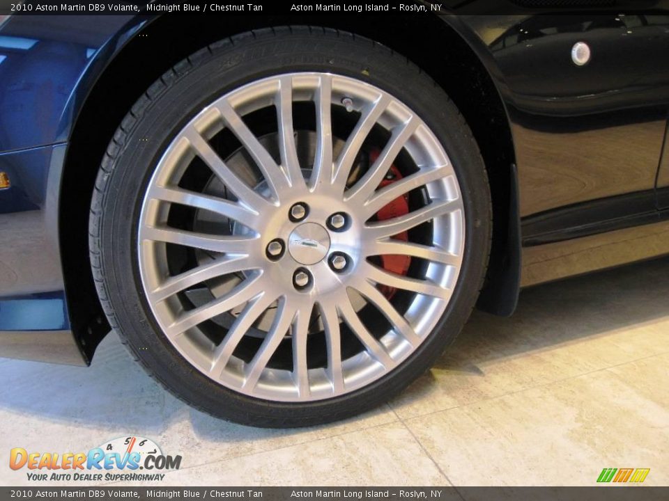 2010 Aston Martin DB9 Volante Midnight Blue / Chestnut Tan Photo #6
