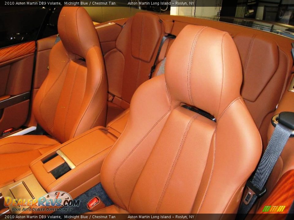 2010 Aston Martin DB9 Volante Midnight Blue / Chestnut Tan Photo #8