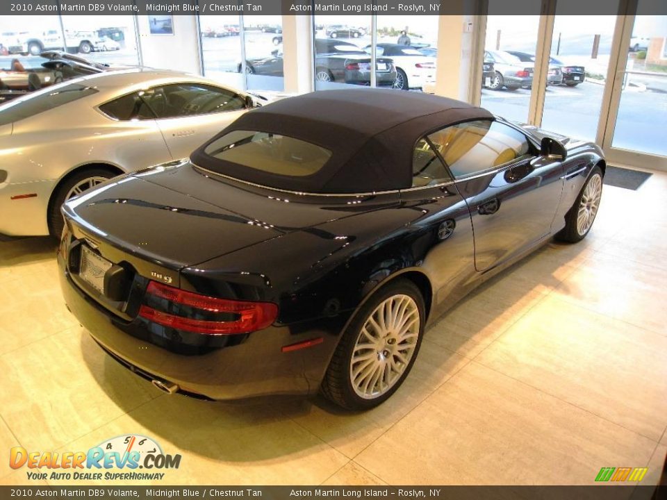2010 Aston Martin DB9 Volante Midnight Blue / Chestnut Tan Photo #13
