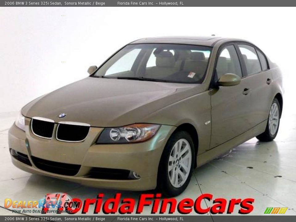 2006 BMW 3 Series 325i Sedan Sonora Metallic / Beige Photo #1