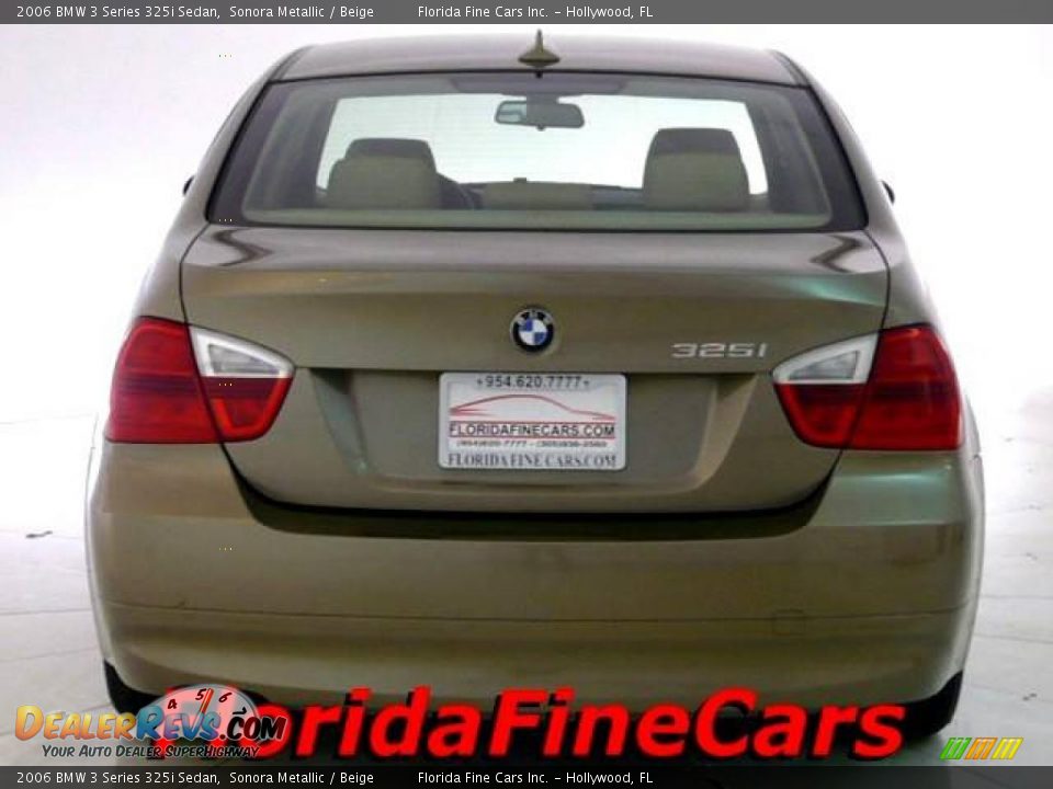 2006 BMW 3 Series 325i Sedan Sonora Metallic / Beige Photo #6