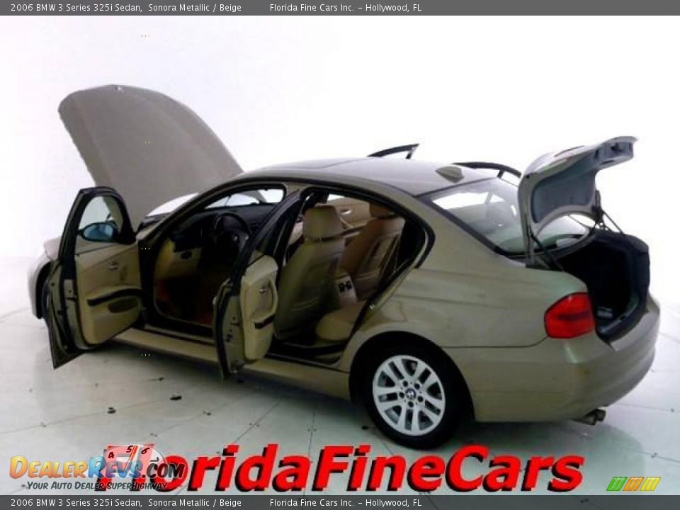 2006 BMW 3 Series 325i Sedan Sonora Metallic / Beige Photo #8