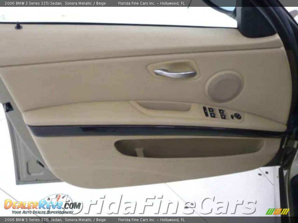 2006 BMW 3 Series 325i Sedan Sonora Metallic / Beige Photo #11