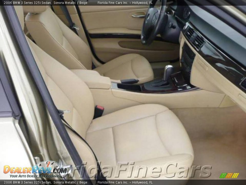2006 BMW 3 Series 325i Sedan Sonora Metallic / Beige Photo #13