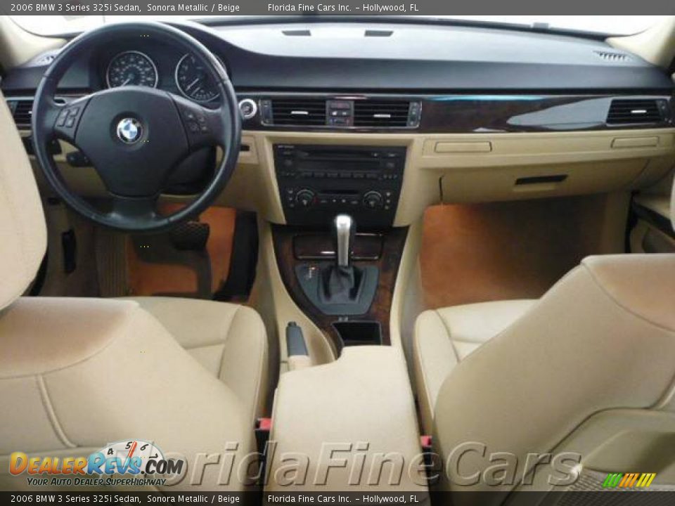 2006 BMW 3 Series 325i Sedan Sonora Metallic / Beige Photo #15