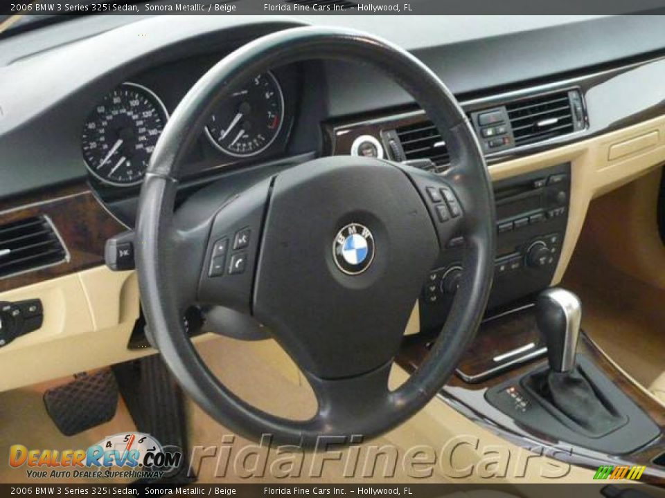 2006 BMW 3 Series 325i Sedan Sonora Metallic / Beige Photo #16