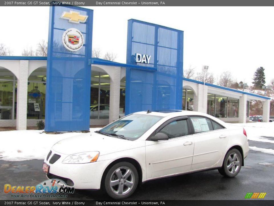 2007 Pontiac G6 GT Sedan Ivory White / Ebony Photo #1