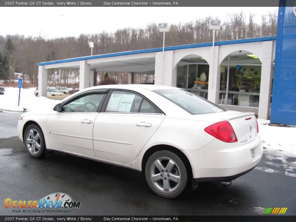 2007 Pontiac G6 GT Sedan Ivory White / Ebony Photo #3