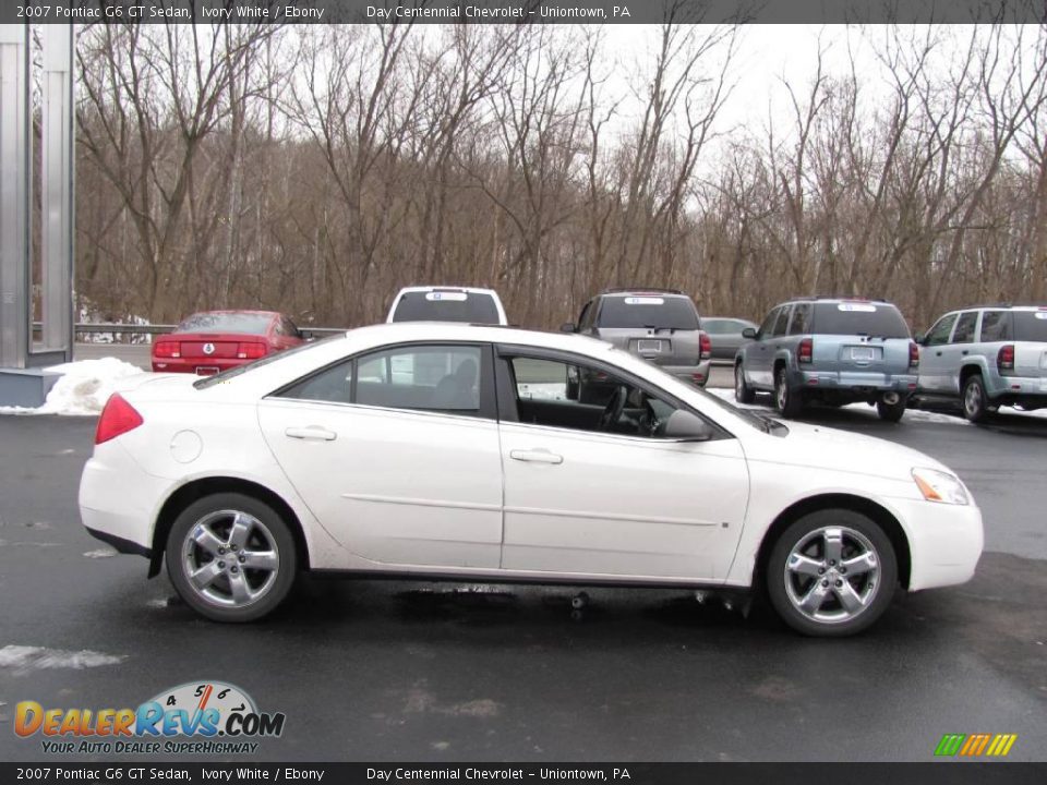 2007 Pontiac G6 GT Sedan Ivory White / Ebony Photo #4