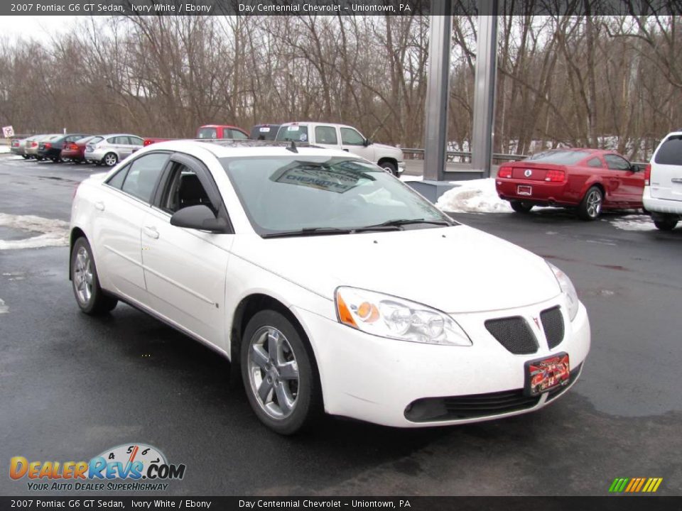 2007 Pontiac G6 GT Sedan Ivory White / Ebony Photo #5