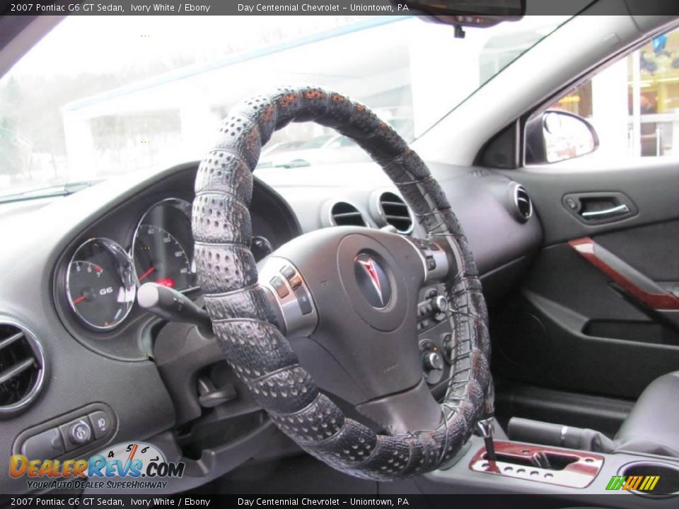 2007 Pontiac G6 GT Sedan Ivory White / Ebony Photo #7