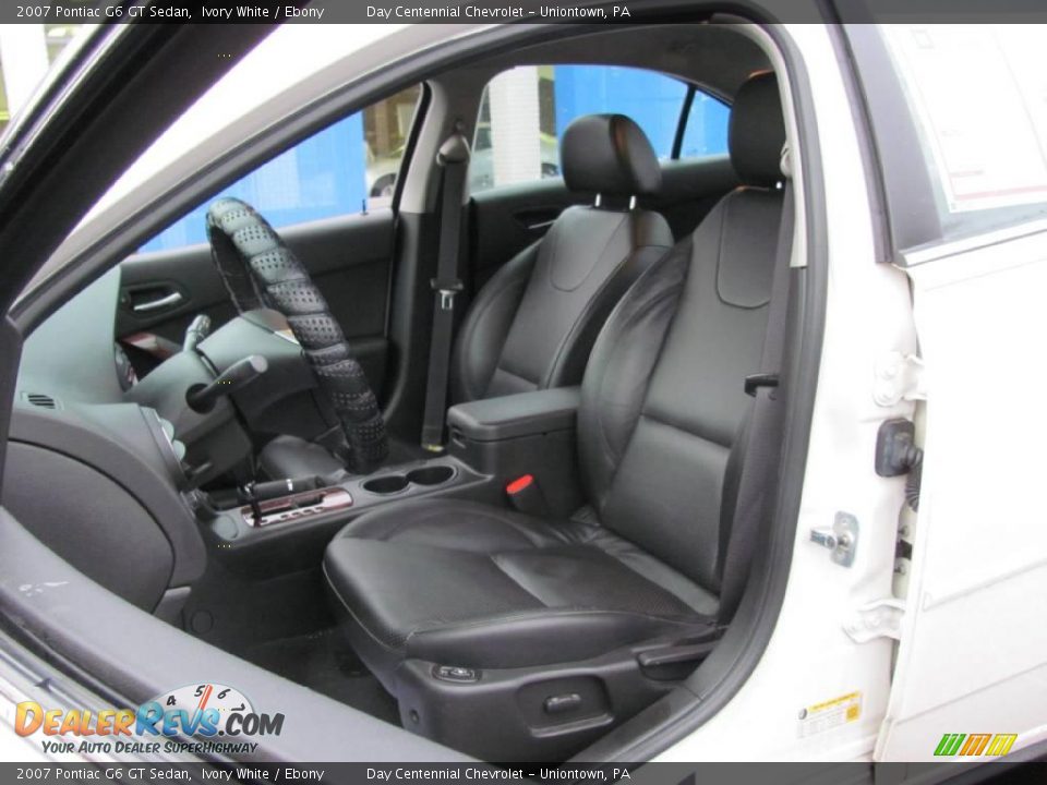 2007 Pontiac G6 GT Sedan Ivory White / Ebony Photo #8