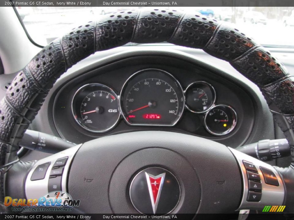 2007 Pontiac G6 GT Sedan Ivory White / Ebony Photo #13