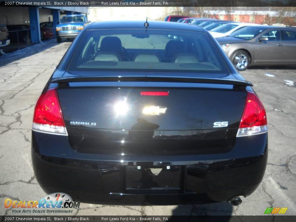 2007 Chevrolet Impala SS Black / Ebony Black Photo #3