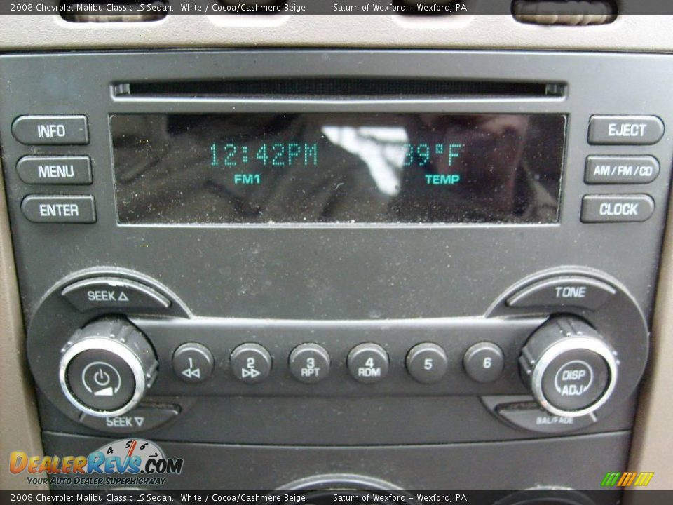 2008 Chevrolet Malibu Classic LS Sedan White / Cocoa/Cashmere Beige Photo #19