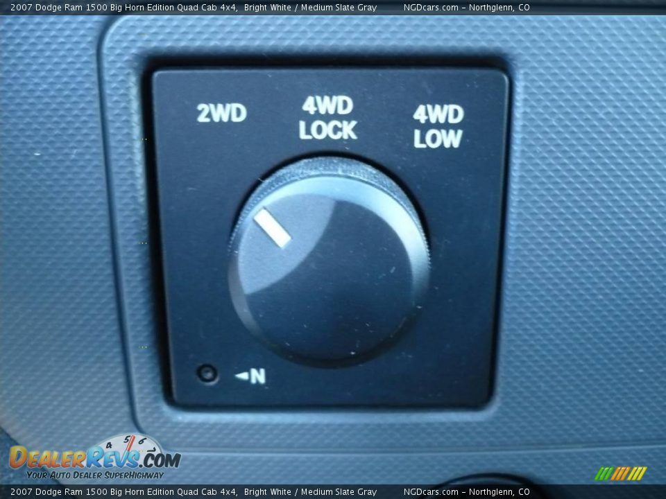 2007 Dodge Ram 1500 Big Horn Edition Quad Cab 4x4 Bright White / Medium Slate Gray Photo #21