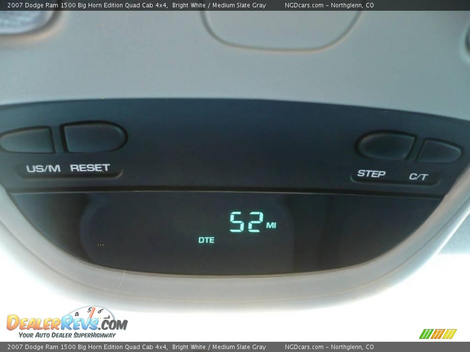 2007 Dodge Ram 1500 Big Horn Edition Quad Cab 4x4 Bright White / Medium Slate Gray Photo #25