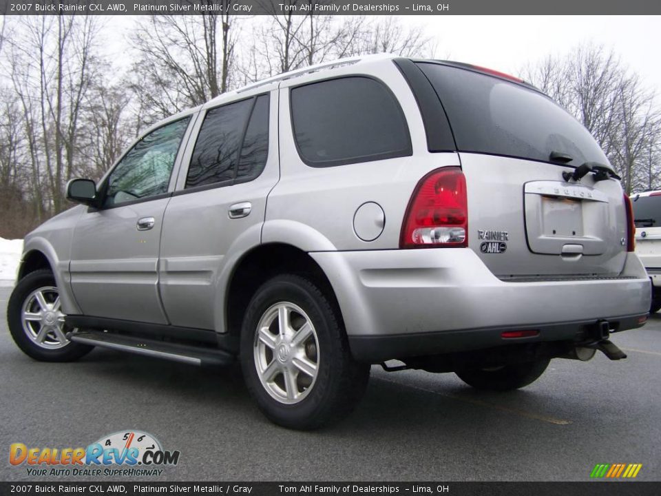 2007 Buick Rainier CXL AWD Platinum Silver Metallic / Gray Photo #4