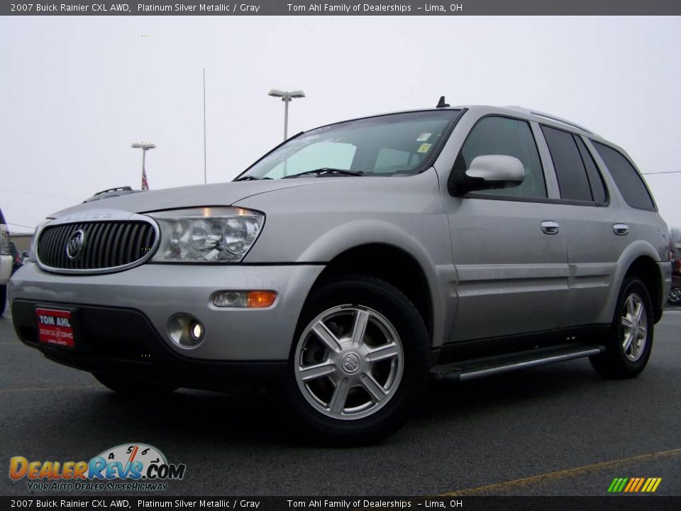2007 Buick Rainier CXL AWD Platinum Silver Metallic / Gray Photo #5