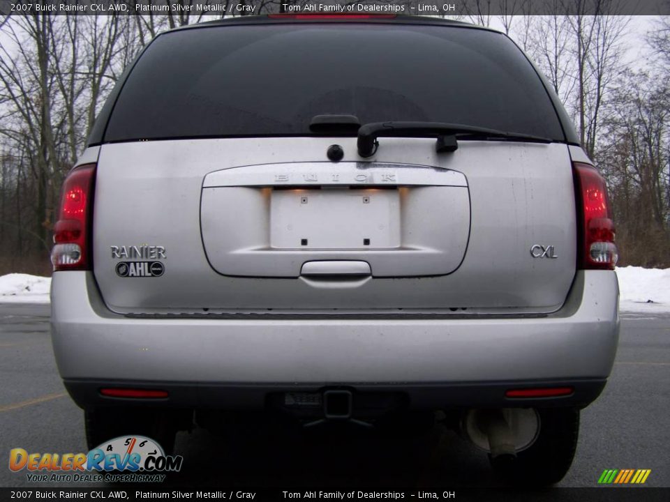 2007 Buick Rainier CXL AWD Platinum Silver Metallic / Gray Photo #6