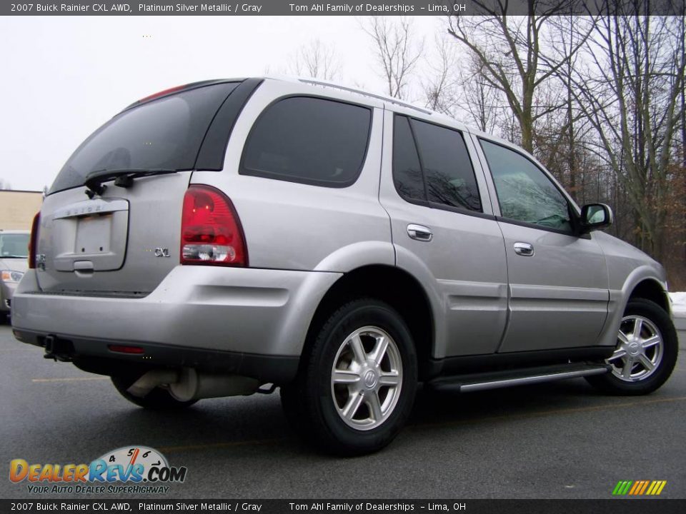 2007 Buick Rainier CXL AWD Platinum Silver Metallic / Gray Photo #7